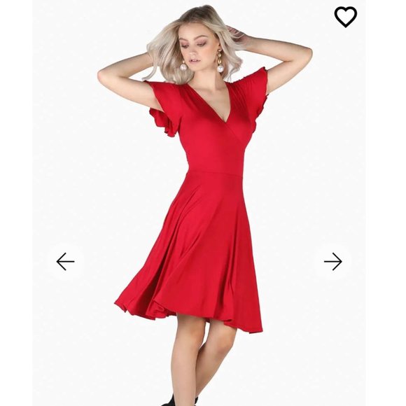 Blackmilk Dresses & Skirts - Blackmilk Red Wrap Dress